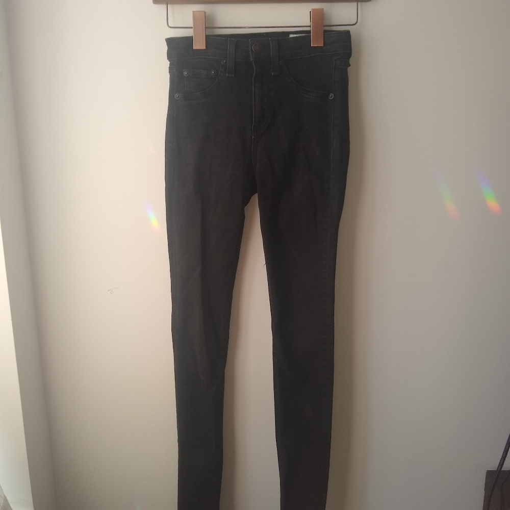 Updated listing - Rag & Bone Black high rise jeggings